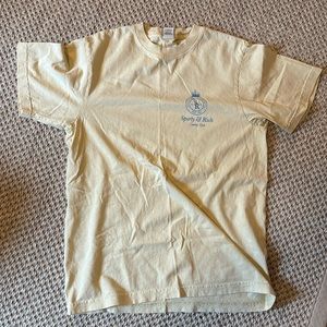 Sporty & Rich butter yellow t size small